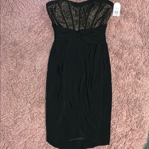 Jessica Simpson black dress with lace detail